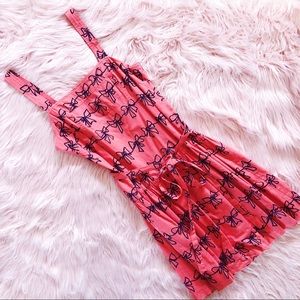 MARC BY MARC JACOBS Bow Print Sundress in Coral